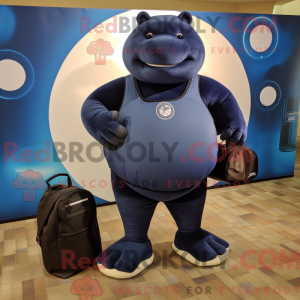 Navy Glyptodon mascot...
