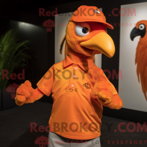 Orange Archaeopteryx maskot...