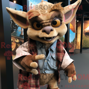 Brown Gargoyle mascot...