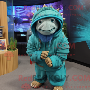 Turquoise Trilobite mascot...