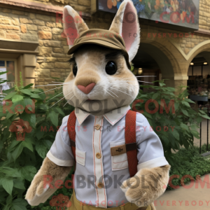Wild Rabbit mascot costume...