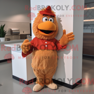 Tan Chicken Parmesan mascot...