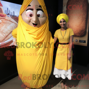 Yellow Tikka Masala mascot...