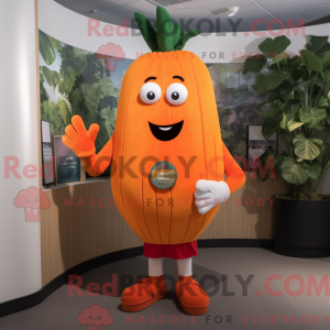 Orange Beet mascot costume...