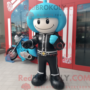 Cyan Gumball Machine mascot...