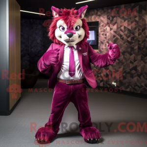 Postava maskota Magenta...