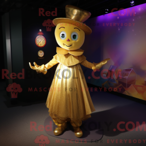 Costume de mascotte Gold...