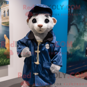 Navy Ferret maskot kostume...