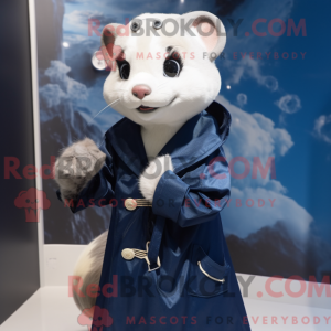 Navy Ferret mascot costume...