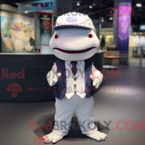 Personaggio mascotte bianco...