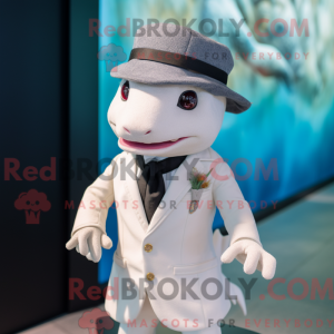 White Axolotls mascot...