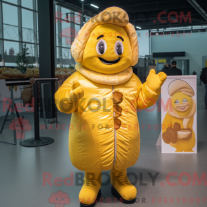 Gul Croissant maskot...