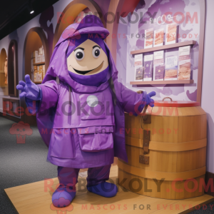 Postava maskota Purple...