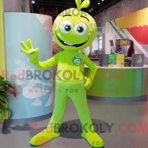 Lime Green But mascot...