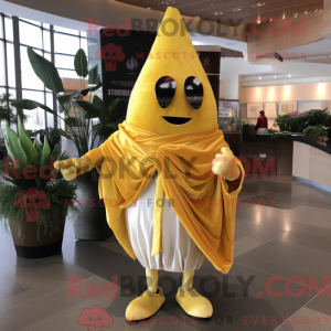 Gold Beet mascot costume...