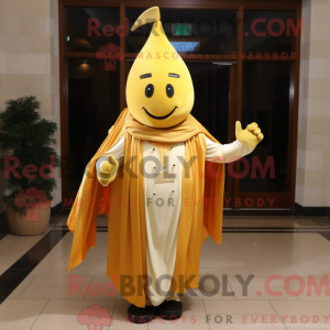 Gold Beet maskot kostume...