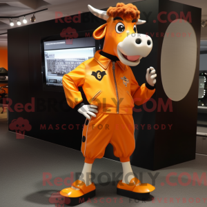 Orange Jersey Cow...