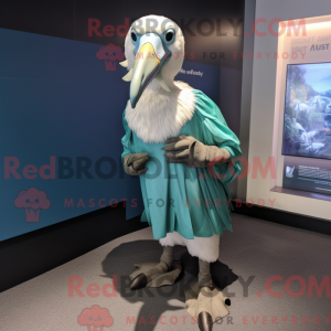 Teal Albatross Maskottchen...