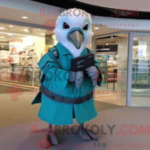 Teal Albatross mascot...