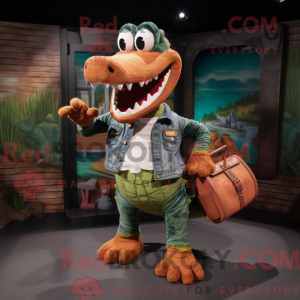 Rust Krokodille maskot...
