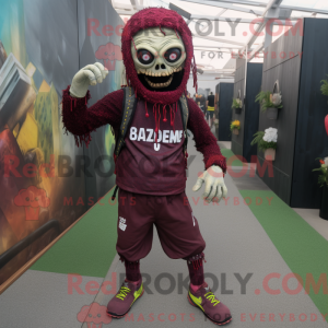 Maroon Zombie maskot...