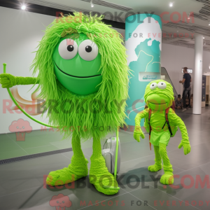 Postava maskota Lime Green...