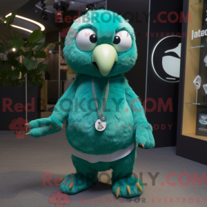 Postava maskota Teal Kiwi...