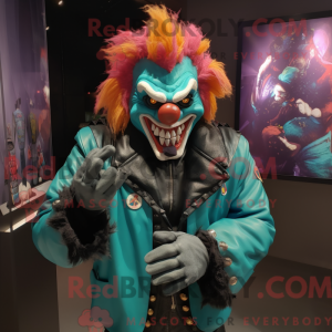 Teal Evil Clown...