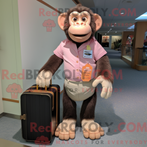 Pêssego Chimpanzé máscara...