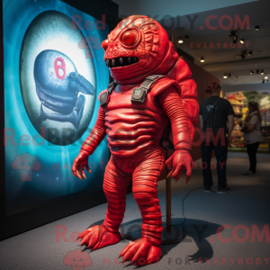 Red Trilobite mascot...