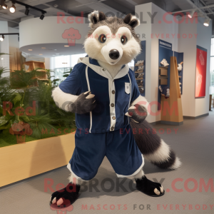 Navy Badger Maskottchen...