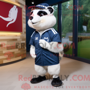 Navy Badger mascot costume...
