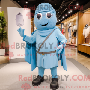 Sky Blue Soldier mascot...