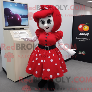 Cherry mascot costume...