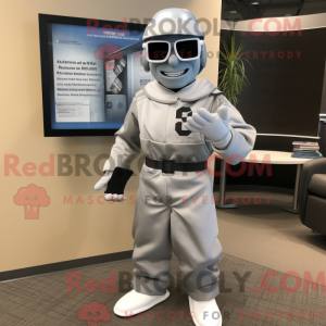 Silver Gi Joe mascot...