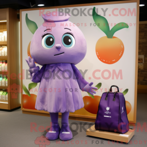 Lavendelblomme maskot...