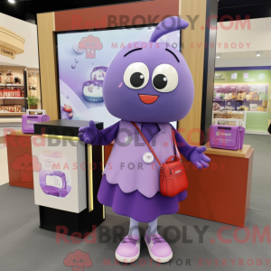 Lavender Plum mascot...