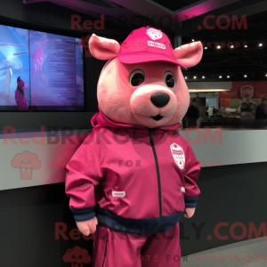 Costume mascotte de cochon...