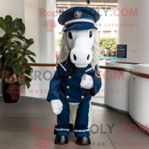 Navy Horse Maskottchen...