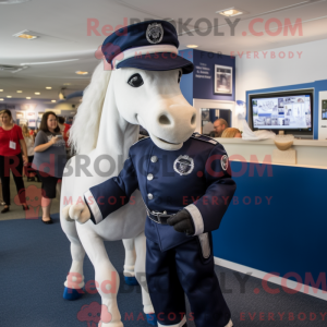 Navy Horse Maskottchen...