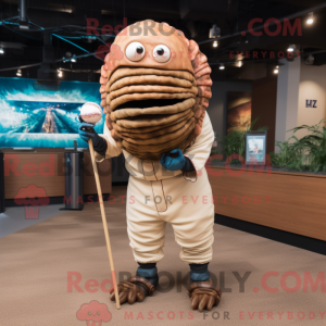 Brown Trilobite mascot...