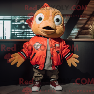 Postava maskota Red Fish...
