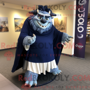 Navy Ogre maskot kostume...