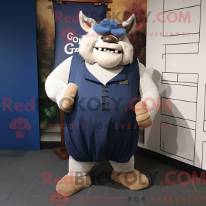 Navy Ogre mascottekostuum...