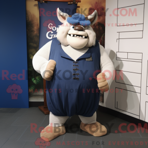 Navy Ogre maskot kostume...