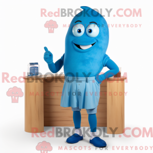 Blue Steak mascot costume...