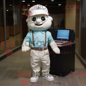 Computer mascot costume...