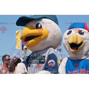 Pee-Wee the seagull, the Brooklyn Cyclones mascot photographed in