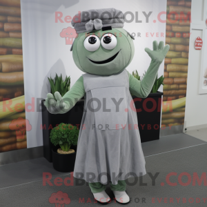 Gray Zucchini mascot...