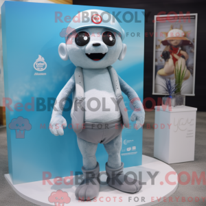 Gray Ice maskot kostume...
